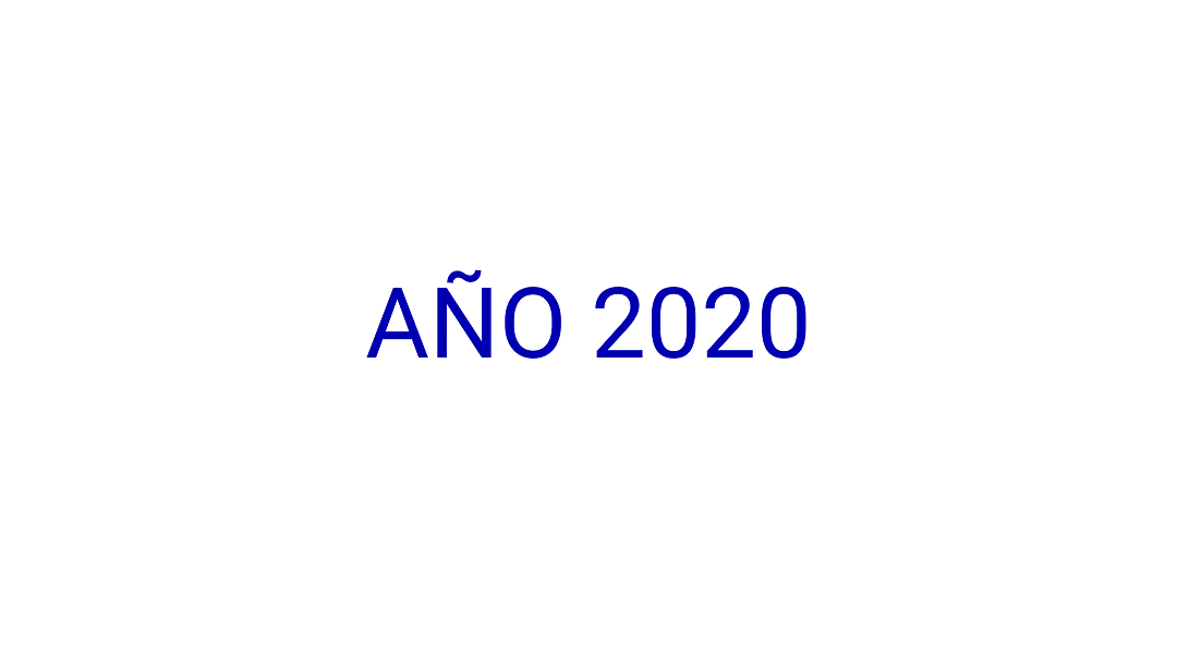 Año 2020